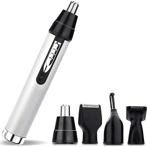 Multifunktionaler elektrischer Haarschneider, wiederaufladbarer USB-Rasierer, Ohr-/Augenbrauenschneider, 4-in-1-Set (1/5)