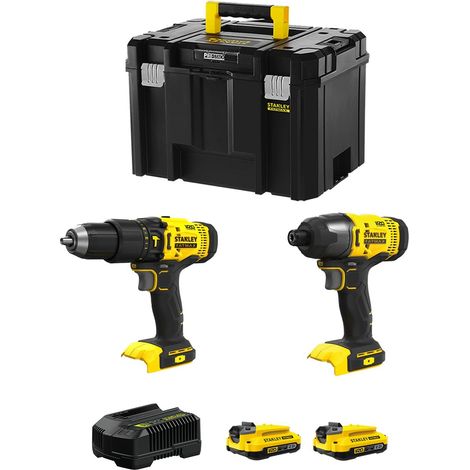 STANLEY FatMax Kit SVK214 (SFMCD711 + SFMCF800 + 2 x 2,0 Ah + Cargador + TSTAK VI) (1/5)