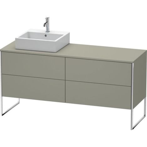 Sous-vasque XSQUARE 778x1600x548mm en verre de pierre (1/2)