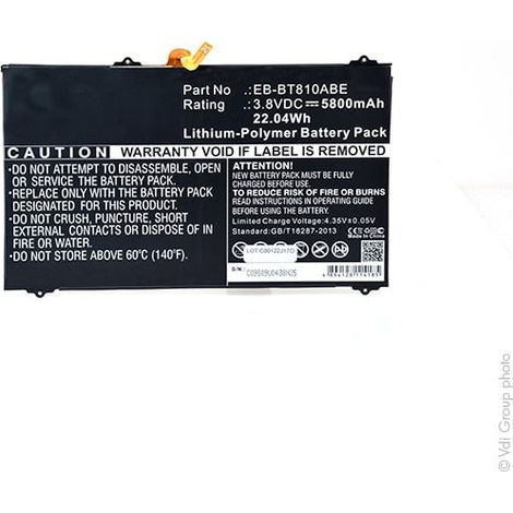 NX - Batterie tablette 3.8V 5800mAh - EB-BT810ABAEB-BT810ABEEBBT810ABAEBBT810 (1/3)
