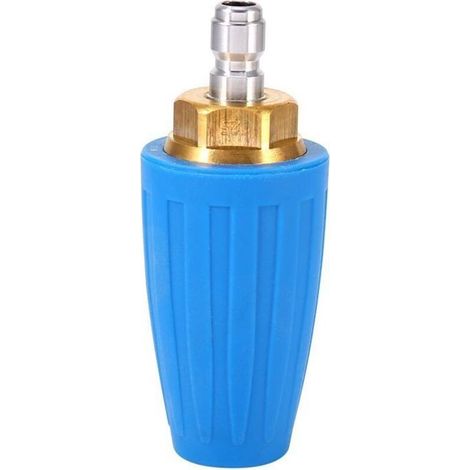 Rotating Turbo Nozzle, 2.5 GPM 3600 PSI 276 Bar Turbo Nozzle for Pressure Washer, 1/4" Quick Connect, Pressure Washer Gun Nozzle Accessory (1/3)