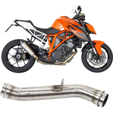 Coupe-pot d'échappement en acier inoxydable pour motos, compatible avec 1290 Super DUKE R 2014-2019.