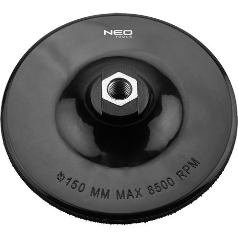Accessorio per smerigliatrice neo tools backing pad 150 mm M14
