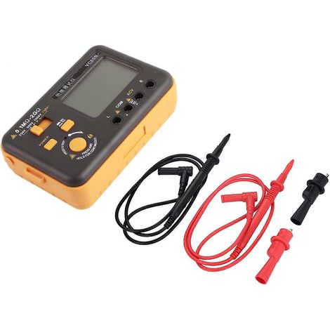 VC60B LCD Digitaler Isolationswiderstandstester Megohmmeter Tester Messung 200MΩ/2GΩ