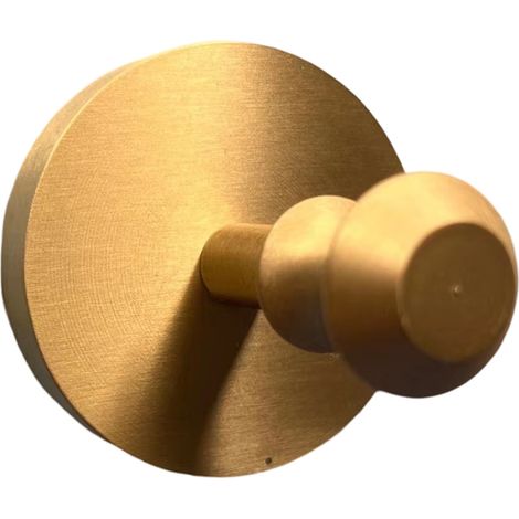 Crochet mural créatif en laiton, sans perçage ni clou, pour vêtements, après la fermeture de la porte du couloir.." (1/5)
