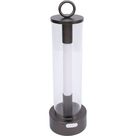 Lampe de table bureau LED moderne en aluminium commande tactile rechargeable USB sans fil 2000mAh luminosité réglable chevet camping (1/5)