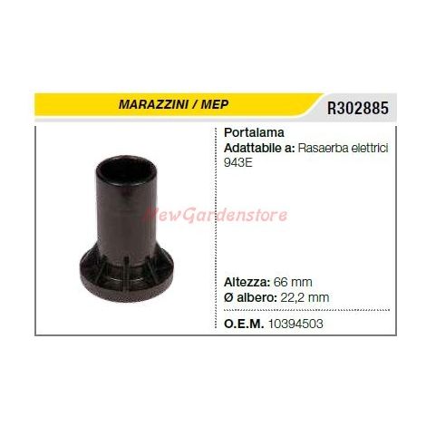 Portacuchillas MEP cortacésped cortacésped eléctrico 943E R302885