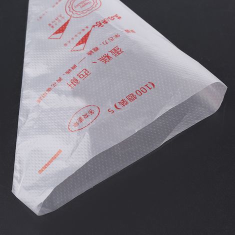 100 pièces Sacs à Douille Alimentaires en Plastique pour Décoration de Gâteaux, Pâtisserie et Glaçage (Taille S) (1/5)