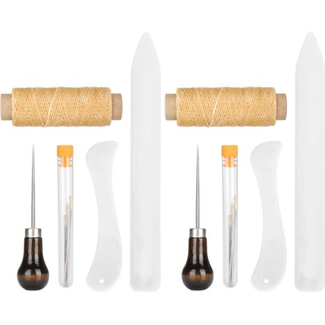 Kit de herramientas para coser cuero, kit de reparación manual para bricolaje
