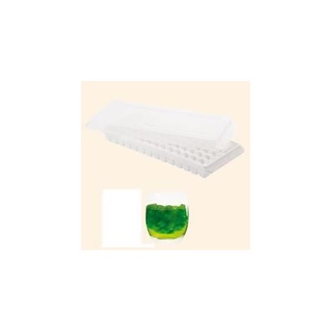 Bac à glaçons - AC-DÉCO - 84 mini cubes - Plastique alimentaire - 1.2 cm - Blanc