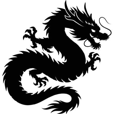 Aplicación termoadhesiva de dragón japonés Thermo de 13x10 cm en gamuza para camiseta. (1/5)