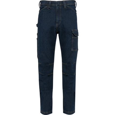 Jean de travail denim résistant multipoches WK. Designed To Work Denim 46