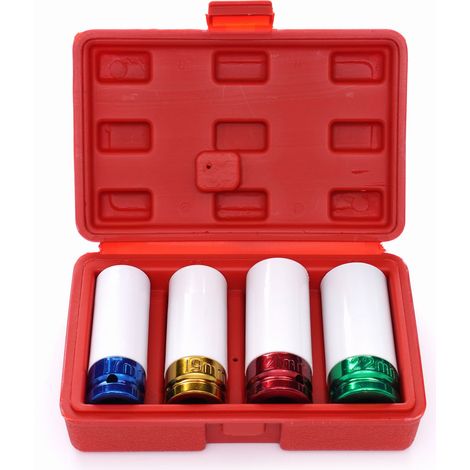 Set di bussole per cerchi da 17/19/21/22 mm 1/2" KD10523
