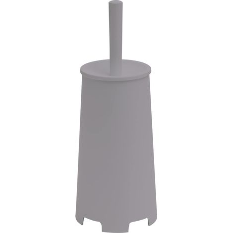 Gedy Grigio, G-Oscar WC da appoggio Colore, 35X13X13 CM Peso 0,396 kg, scopino Bagno con setole Realizzato con Resine termoplastiche, Anni di Garanzia 2, Design R&S, Unica (1/3)