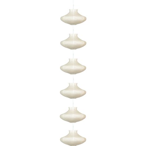 Lustre Candellux Griff 6xE14 blanc papier 25cm design (1/2)