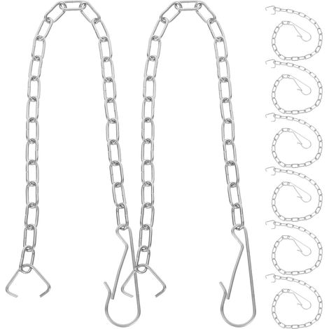 Chaîne de Clapet de Toilette en Acier Inoxydable, Lot de 8 Pièces (1/5)