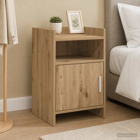 vidaXL Bedside Tables Artisan Oak 40 x 36 x 60 cm Engineered Wood (1/5)