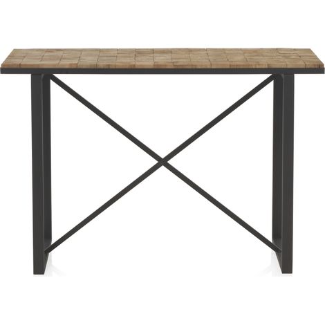 Konsolentisch aus Holz mit Blockfront (1/5)