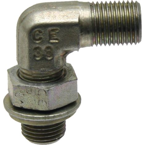 Raccord coudé hydraulique WAE G1/2" x G3/8" (1/2)
