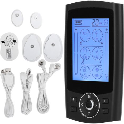 Électrodes EMS pour soulager la douleur - Appareil de massage numérique des méridiens d'acupuncture corporelle (1/5)