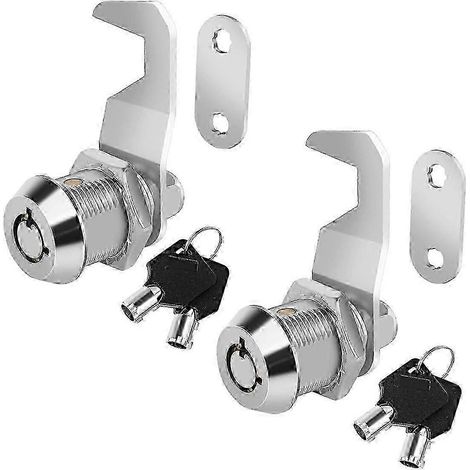 Cadenas pour boîte à outils avec clé, verrou à came de 5/8 po pour armoire, clés identiques, compatible avec les compartiments de rangement des véhicules récréatifs. (1/5)
