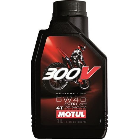 Lubrifiant et entretien Motul pour Auto 5W40 300V Road Racing 1L (1/2)