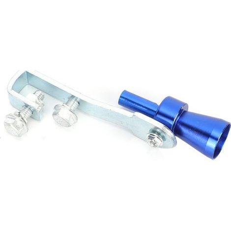 Sifflet Turbo Acoustique pour Voiture - Aluminium Alloy Bleu - Simulation Son Turbo Muffler Pipe (1/5)