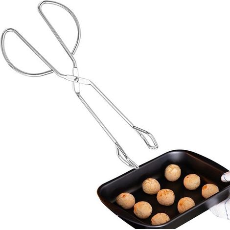 Pinze da barbecue con impugnatura ergonomica, pinze da barbecue resistenti al calore, pinze da cucina per uso privato e commerciale, per grigliare, picnic, (1/5)