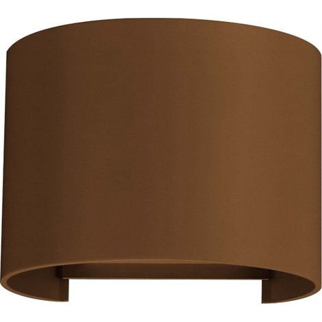 Applique LED da Parete Lek R Wall 6,8W Luce Regolabile 0-120° 2700K Corten Texture IP54 per Interni ed Esterni - Beneito & Faure (1/4)