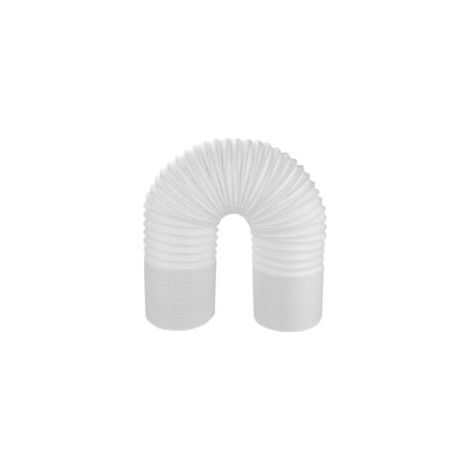 Tubo di scarico per condizionatori portatili – 130 mm x 3 m (PP rinforzato, telaio in acciaio, estensibile, filettatura sinistra) – Accessori per condizionatori portatili – Crezuo