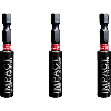 Impact Resistant Magnetic Bit Holder for Standard and Impact Applications, Made of Treated Steel for Maximum Durability (1/5)