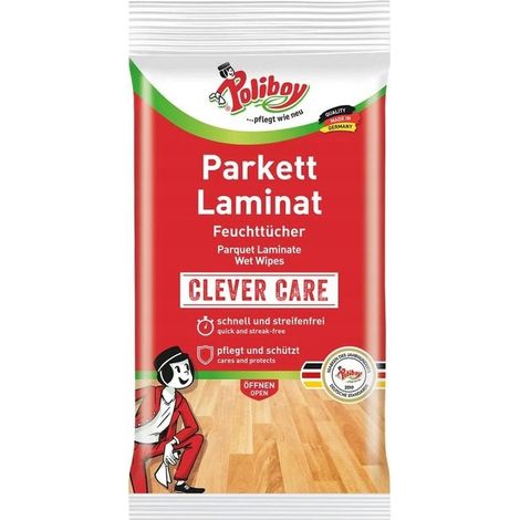 Salviette per parquet e pannelli in laminato Poliboy Parkett, 15 pezzi (1/3)