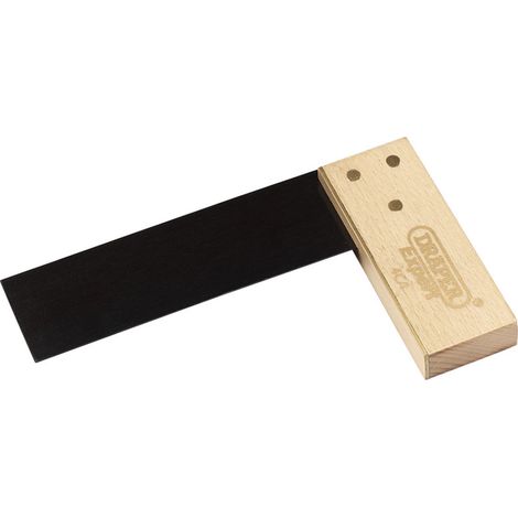 Draper 150mm Expert Carpenter's Try Square – Precision Steel Measuring Tool for Woodworking and Carpentry