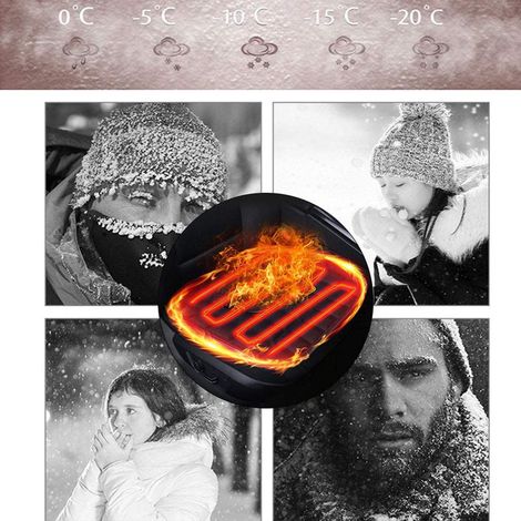 Coussin de Siège Auto Chauffant, Antidérapant et Confortable pour l'Hiver, Revêtement Durable, Chaleur Rapide, Idéal par Temps Froid, Protection Siège Voiture (1/5)