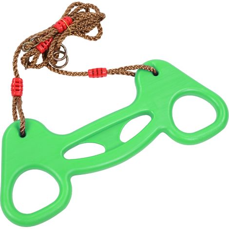 Anneau de traction multifonctionnel avec corde, balançoire pour enfants, jouet d'intérieur et d'extérieur vert (1/5)