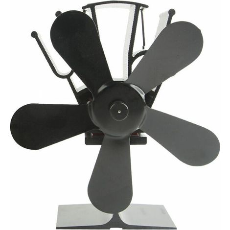 Green Mobility-Ventilateur de poêle thermodynamique économe en carburant pour cheminée et accessoires de poêle, ventilateur écoefficace, 5 pales (1/5)