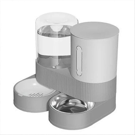 360° frei drehbarer Futter- und Wasserspender für Hunde und Katzen (1/5)