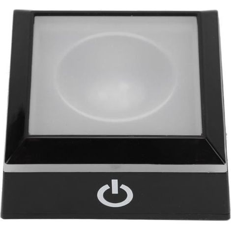 Support de lampe Base de lampe, support de lampe de base de lumière LED 3D, support de lumière pour cristal d\'art (1/4)