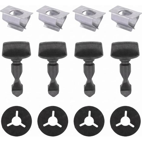 Kit 12 Clips d'Attelage pour A1 A3 Q7 Et Cache Crochet OE 6Q0807643 (1/5)