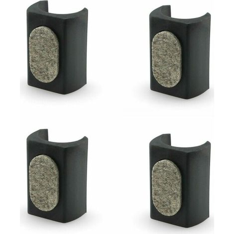 Cyclingcolors – Lot de 4 embouts en plastique 24-25mm – Patins feutrés pour chaises et meubles – Protection des sols contre rayures (1/2)