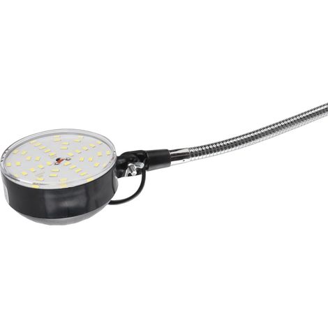 Lampe LED machine 30cm tube flexible aimantée pour tour établi atelier éclairage industriel prise UE (1/5)