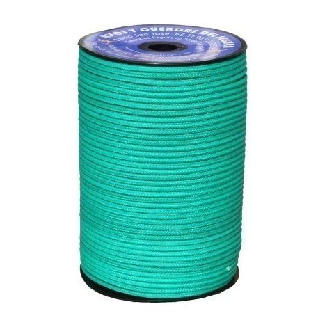 Cuerda Trenzada  06Mm Polietileno  Verde Hyc 200 Mt