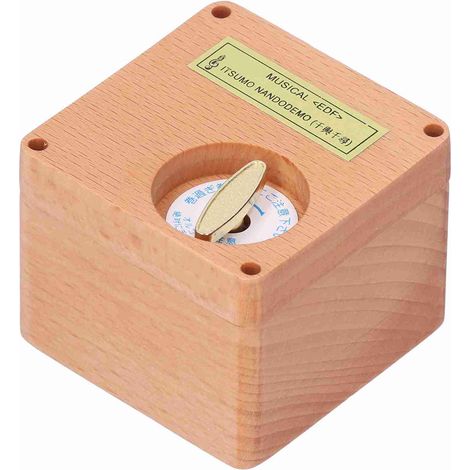 Retro-Spieluhr aus Holz – Geschenkidee für Weihnachten, Neujahr, Geburtstag, Freundin, Musikliebhaberin (1/5)
