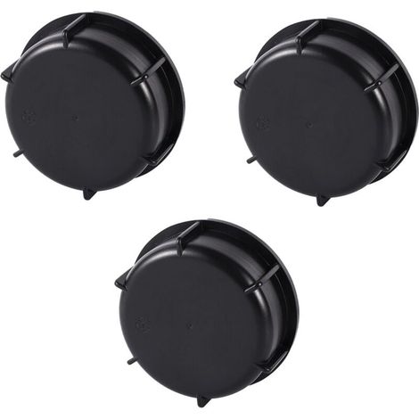 Lot de 3 S100x8 IBC Bouchon Cuve,Raccords Robinet Tuyau ,Raccord Cuve 1000 litres,pour Vanne Cuve 1000l,Reservoir eau de Pluie,Conteneur (1/4)