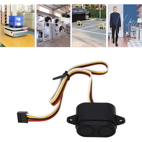 Modul A22, Ultraschall-Telemetriemodul mit I2C-Ausgang und Zentimeter-Fehlerbereich, Hindernisvermeidungssensor für AGV-Roboter, 3,3 V–12 V (1/5)