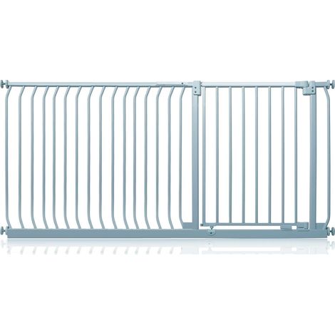 Safetots Barrière De Sécurité Elite, Barrière D'escalier À Fixation Par Pression, 171cm - 180cm, Couleur Gris Mat (1/5)