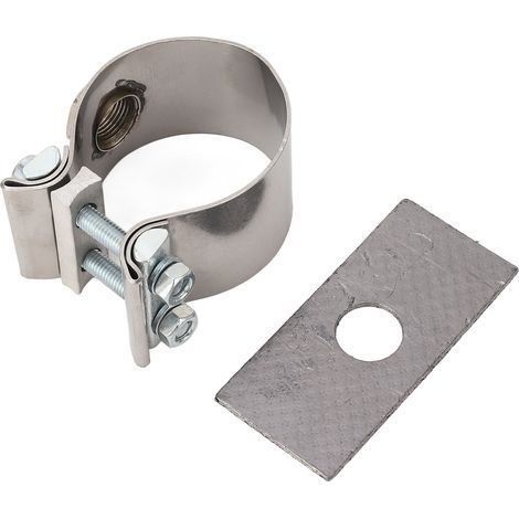 Adaptador ajustable de acero inoxidable para sensor de oxígeno, se acopla al tubo de escape del motor y garantiza lecturas precisas del sensor de banda ancha. (1/5)
