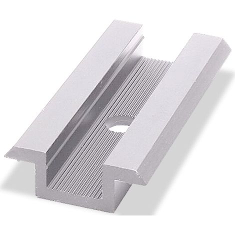 Morsetto Intermedio ad omega in alluminio lunghezza 70 mm