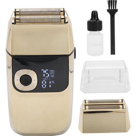 Rasoir électrique rechargeable pour barbe et crâne chauve avec écran LCD pour hommes (1/5)