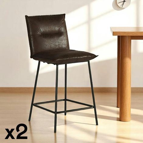 Chaise îlot central havane MALMOE (lot de 2) (1/5)